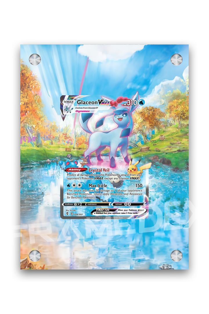 Glaceon V Max | Evoluzioni Eteree - Framedex