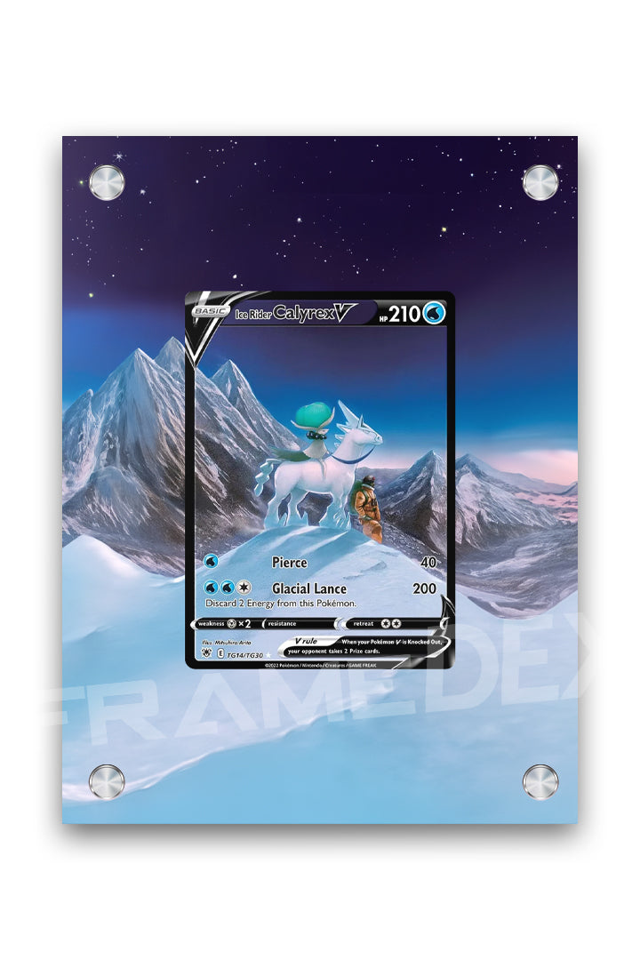 Calyrex Cavaliere Glaciale V | Lucentezza Siderale - Framedex