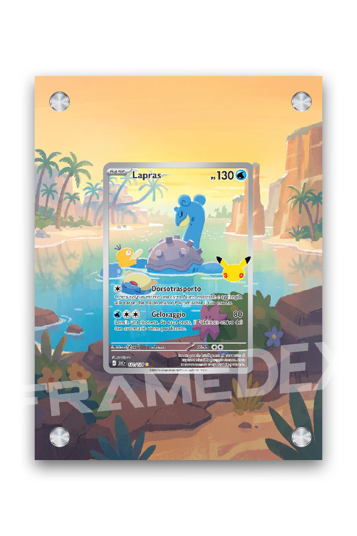 Lapras | 30° Anniversario - Framedex