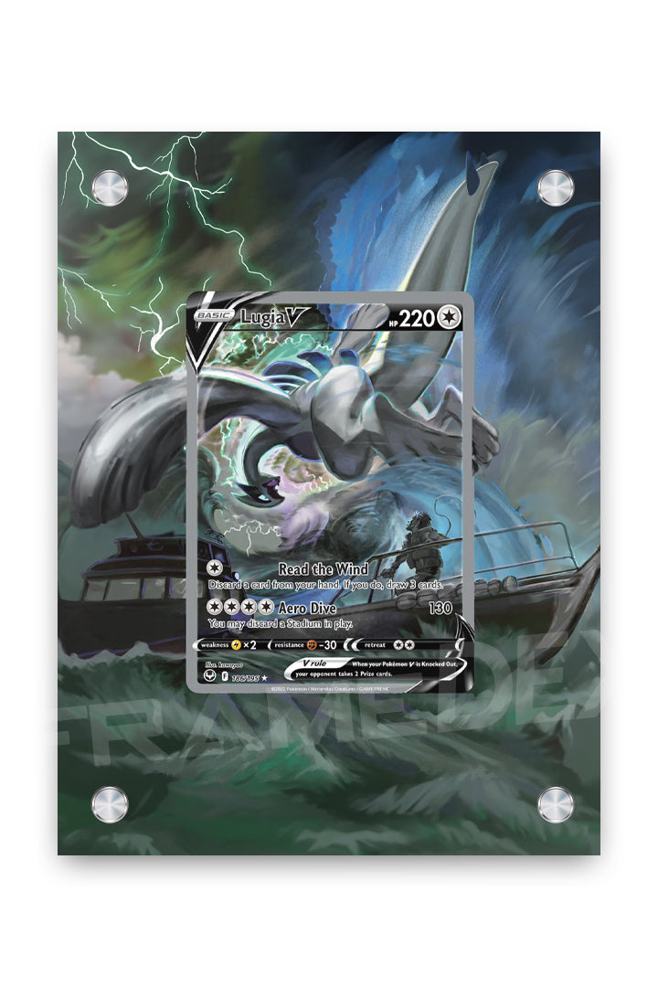 Lugia V Alternative Art | Tempesta Argentata - Framedex