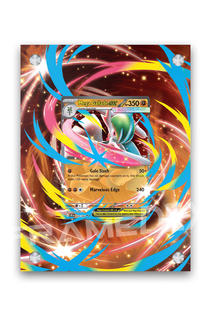 Mega Gallade Ex | Caos Nascente - Framedex