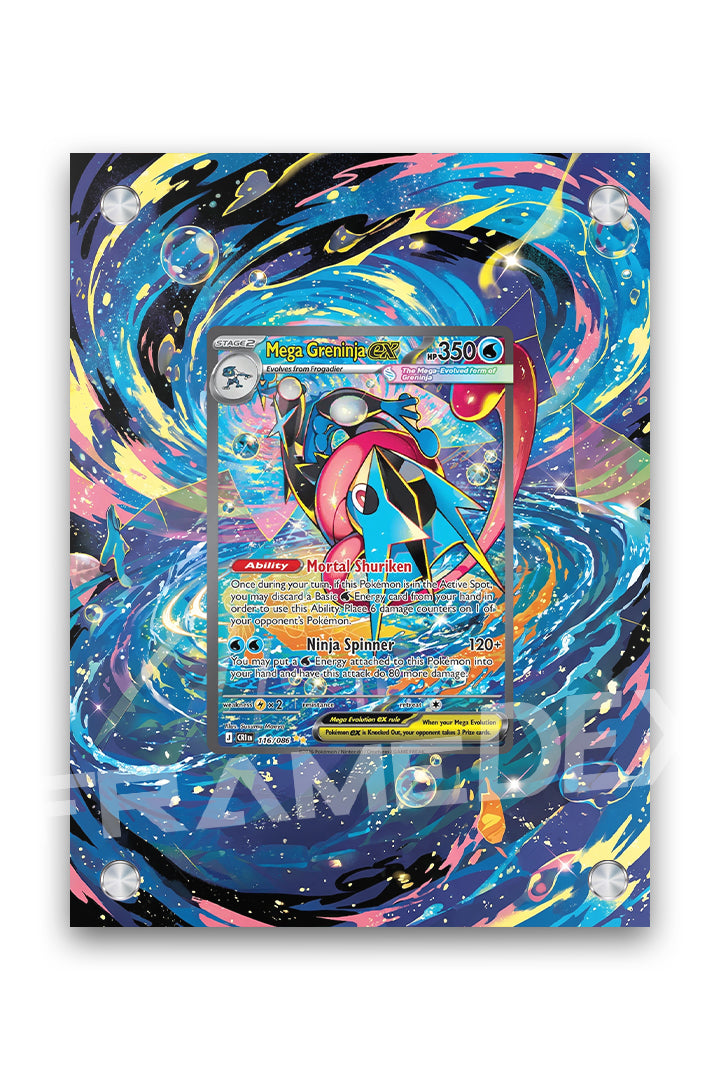 Mega Greninja Ex | Caos Nascente - Framedex