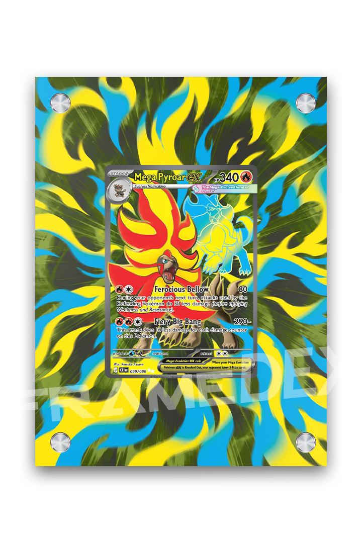 Mega Pyroar Ex | Caos Nascente - Framedex
