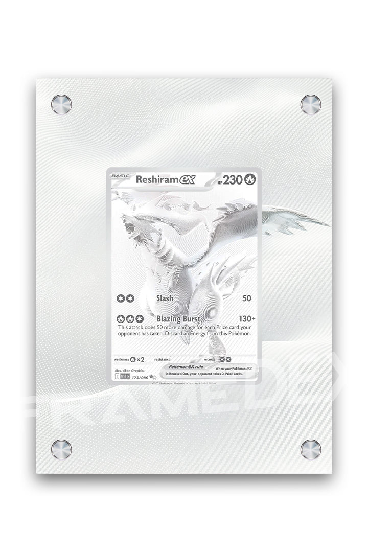 Reshiram Ex | Fiamma Bianca - Framedex