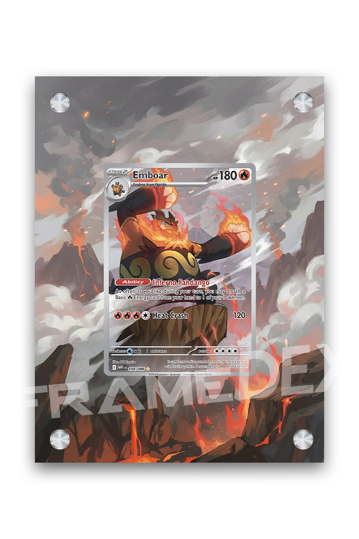 Emboar | Fiamma Bianca - Framedex
