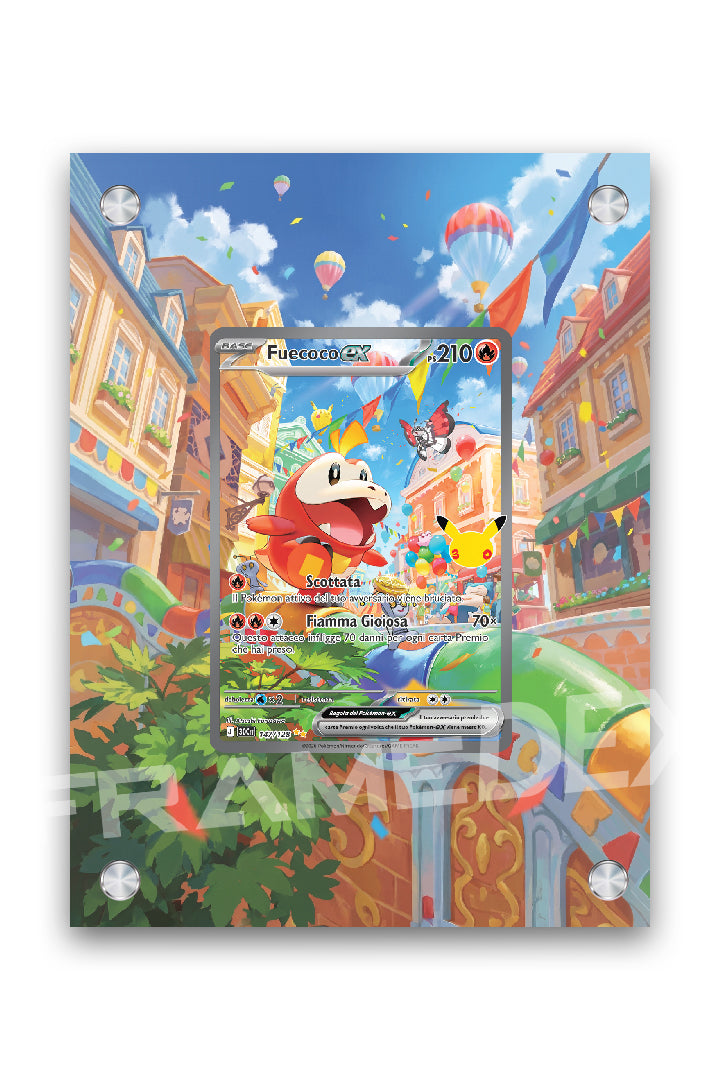 Fuecoco Ex | 30° Anniversario - Framedex