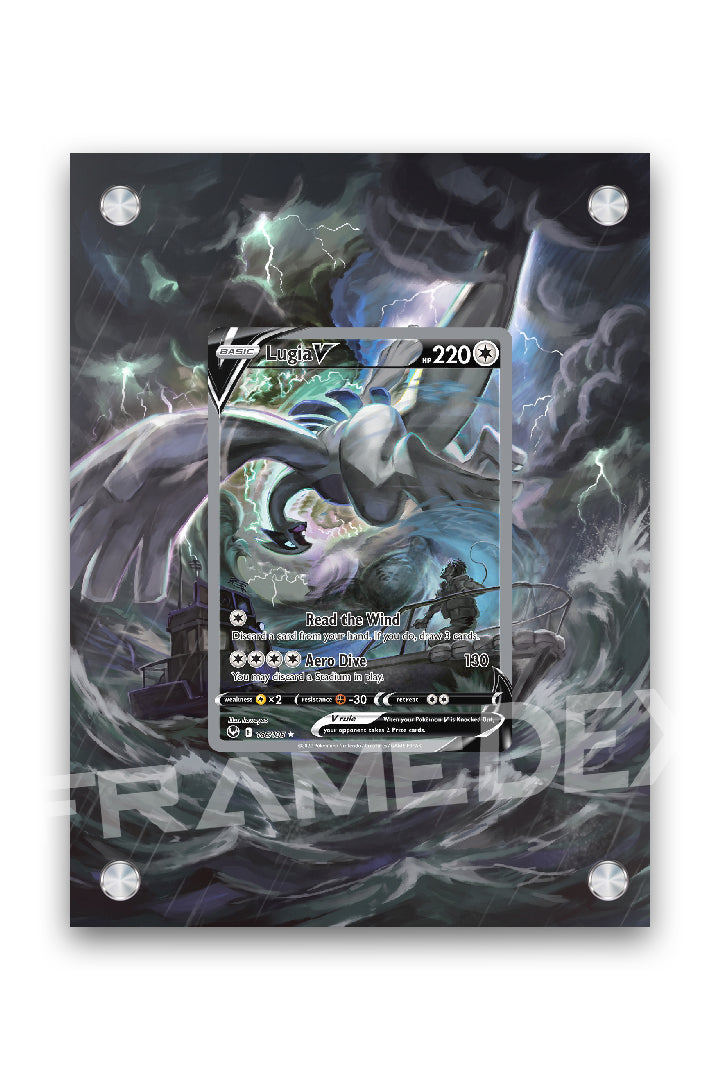 Lugia V Alternative Art | Tempesta Argentata - Framedex