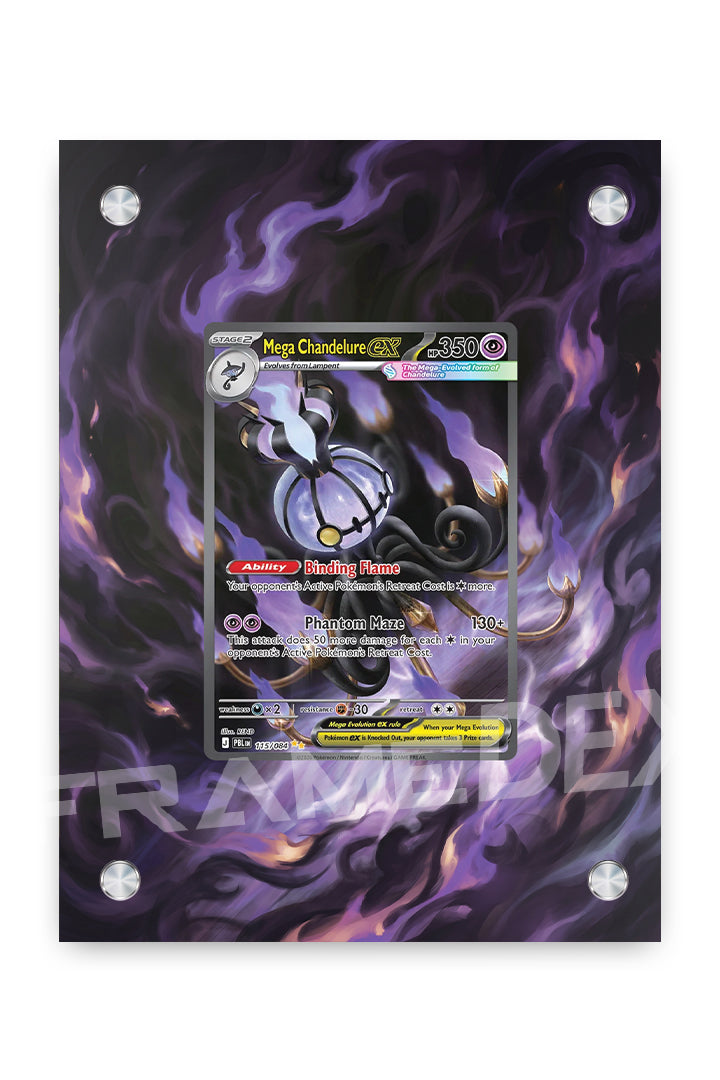 Mega Chandelure Ex | Buio Pesto - Framedex