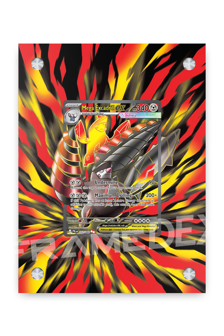 Mega Excadrill Ex | Buio Pesto - Framedex
