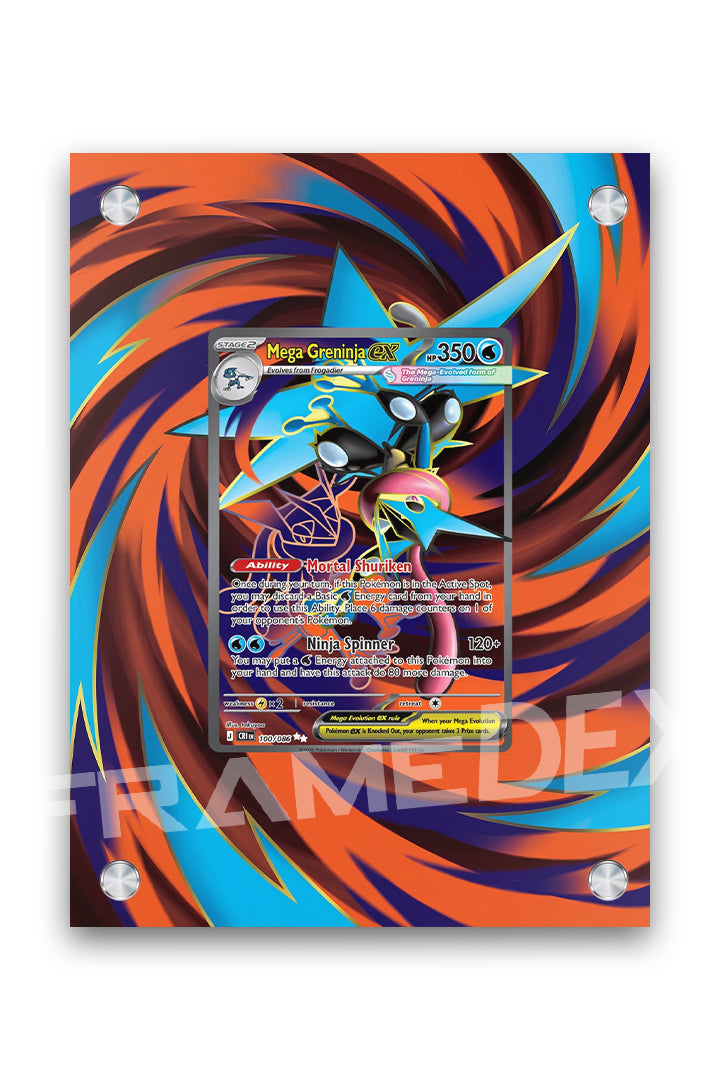 Mega Greninja Ex | Caos Nascente - Framedex