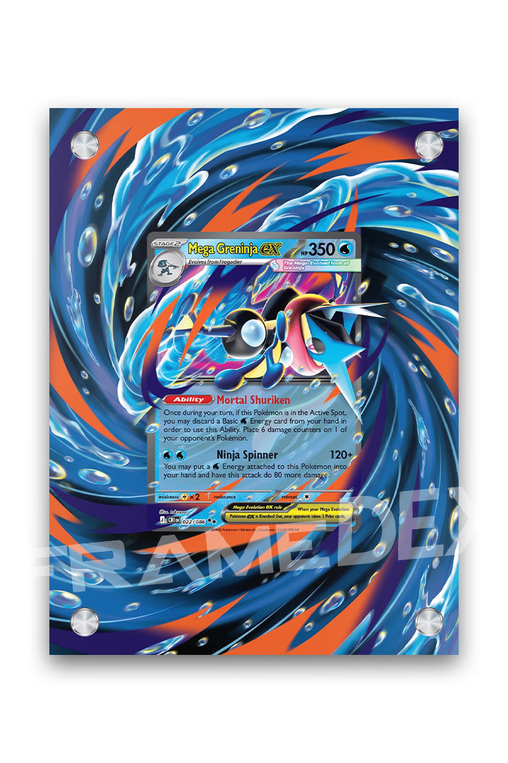Mega Greninja Ex | Caos Nascente - Framedex