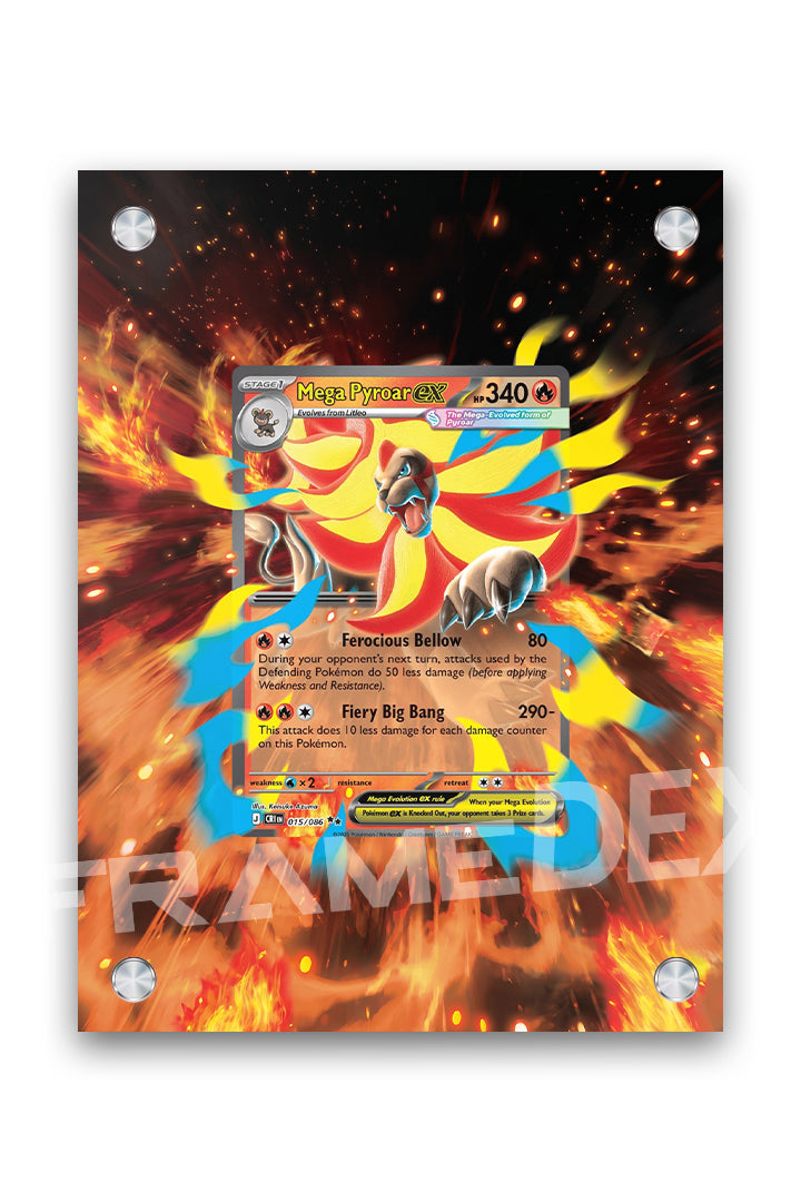 Mega Pyroar Ex | Caos Nascente - Framedex