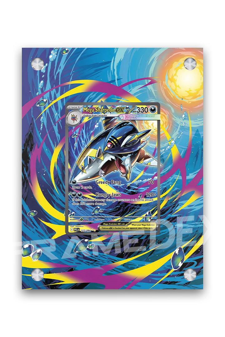 Mega Sharpedo Ex | Fiamme Spettrali - Framedex
