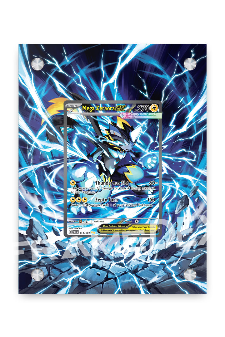 Mega Zeraora Ex | Buio Pesto - Framedex