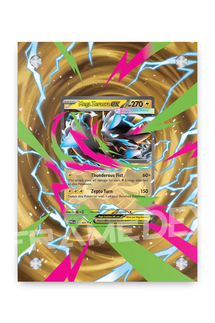 Mega Zeraora Ex | Buio Pesto - Framedex