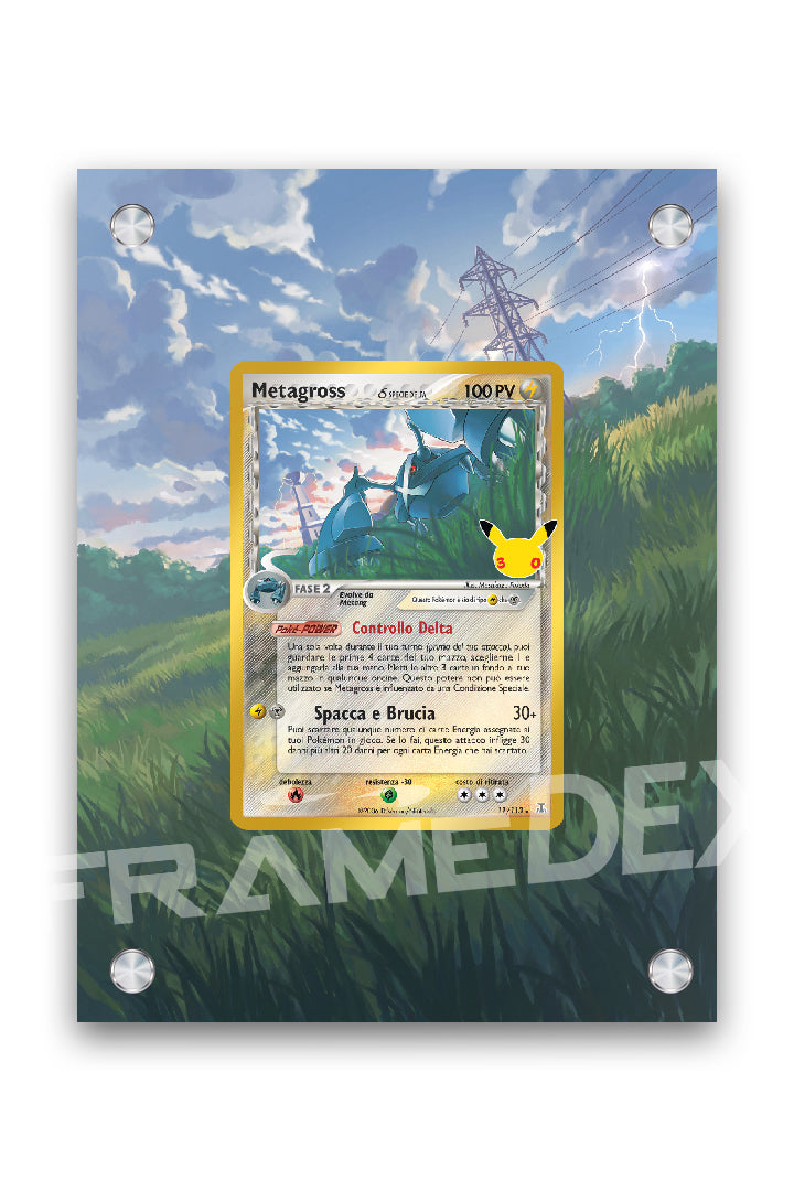 Metagross Specie Delta | 30° Anniversario - Framedex