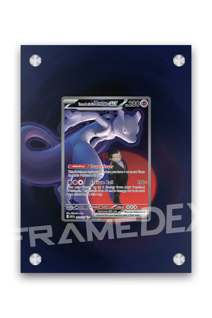 Mewtwo Ex del Team Rocket | Ascesa Eroica - Framedex