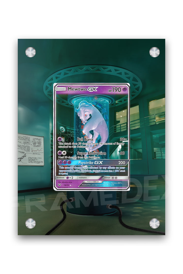 Mewtwo GX  | Leggende Iridiscenti - Framedex