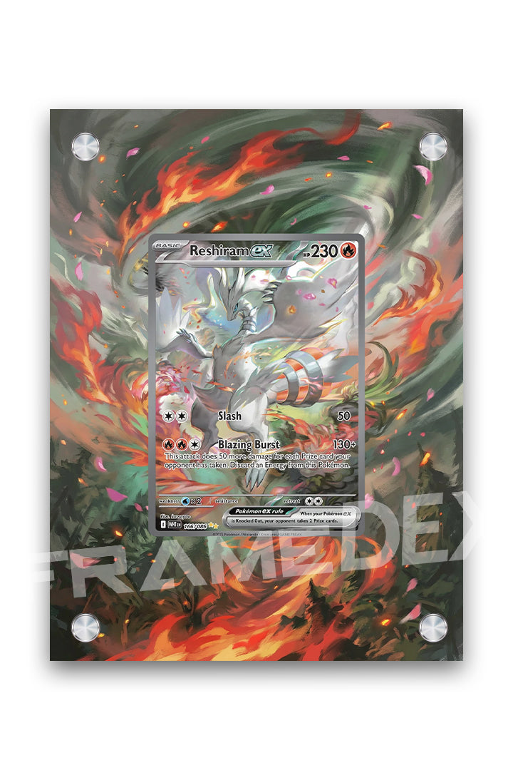 Reshiram Ex | Fiamma Bianca - Framedex