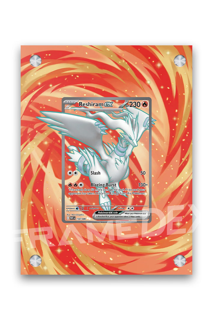 Reshiram Ex | Fiamma Bianca - Framedex