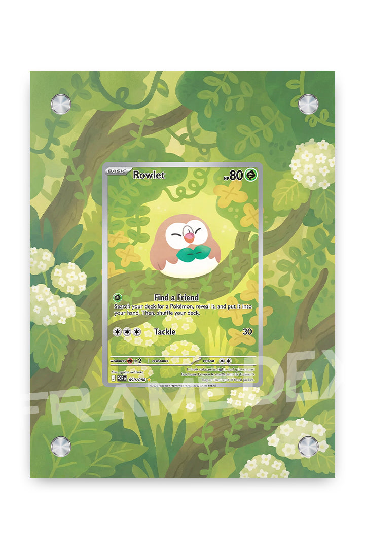 Rowlet | Equilibrio Perfetto - Framedex