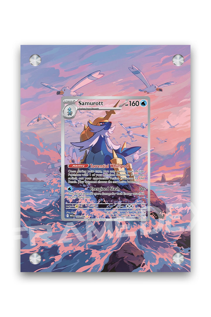 Samurott  | Fiamma Bianca - Framedex