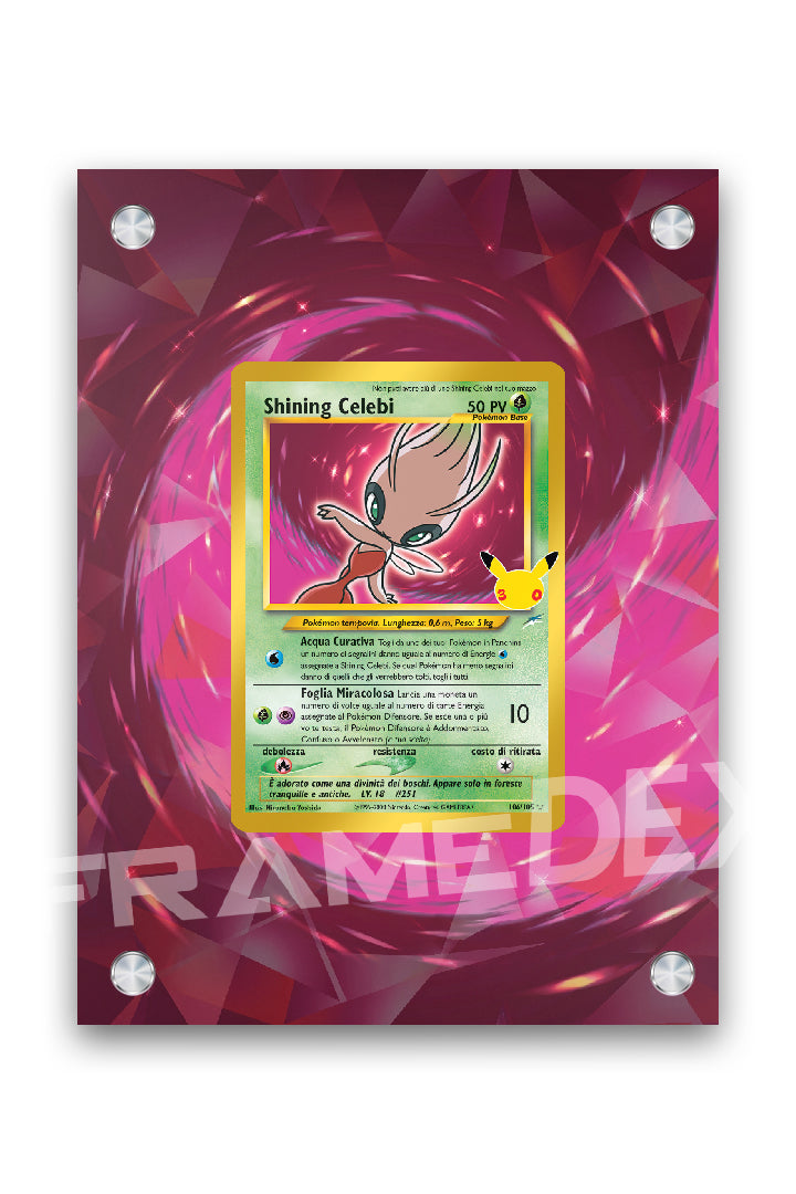 Shining Celebi | 30° Anniversario - Framedex